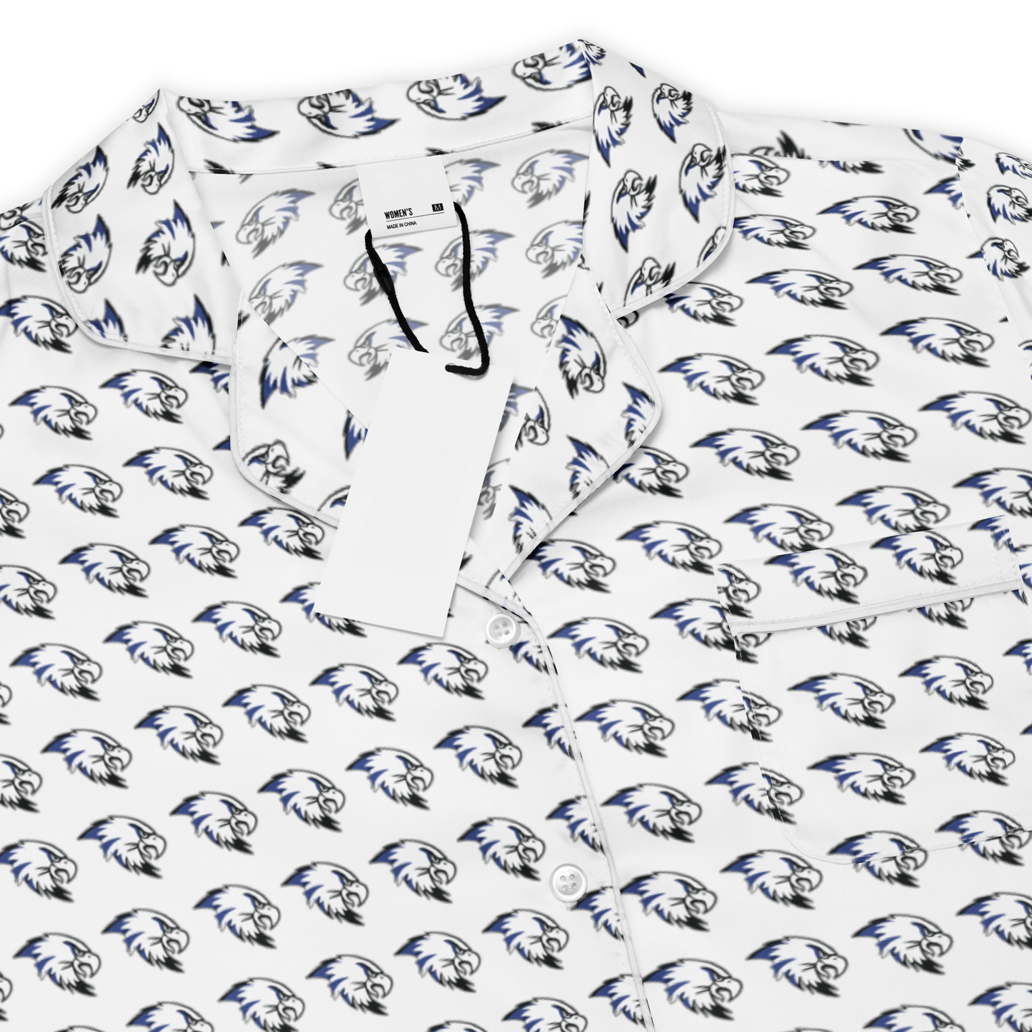 Women’s short sleeve pajama top - Eagle Head