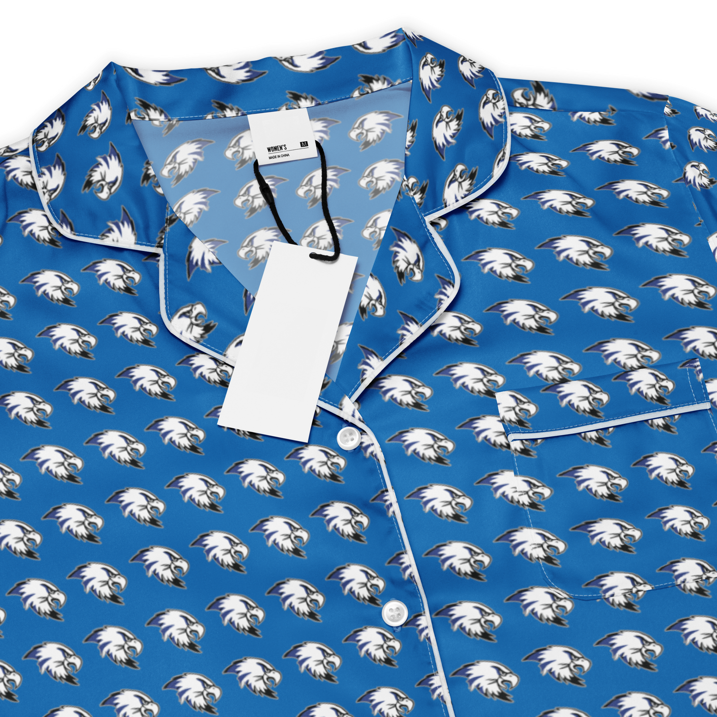 Women’s short sleeve pajama top - Eagle Head