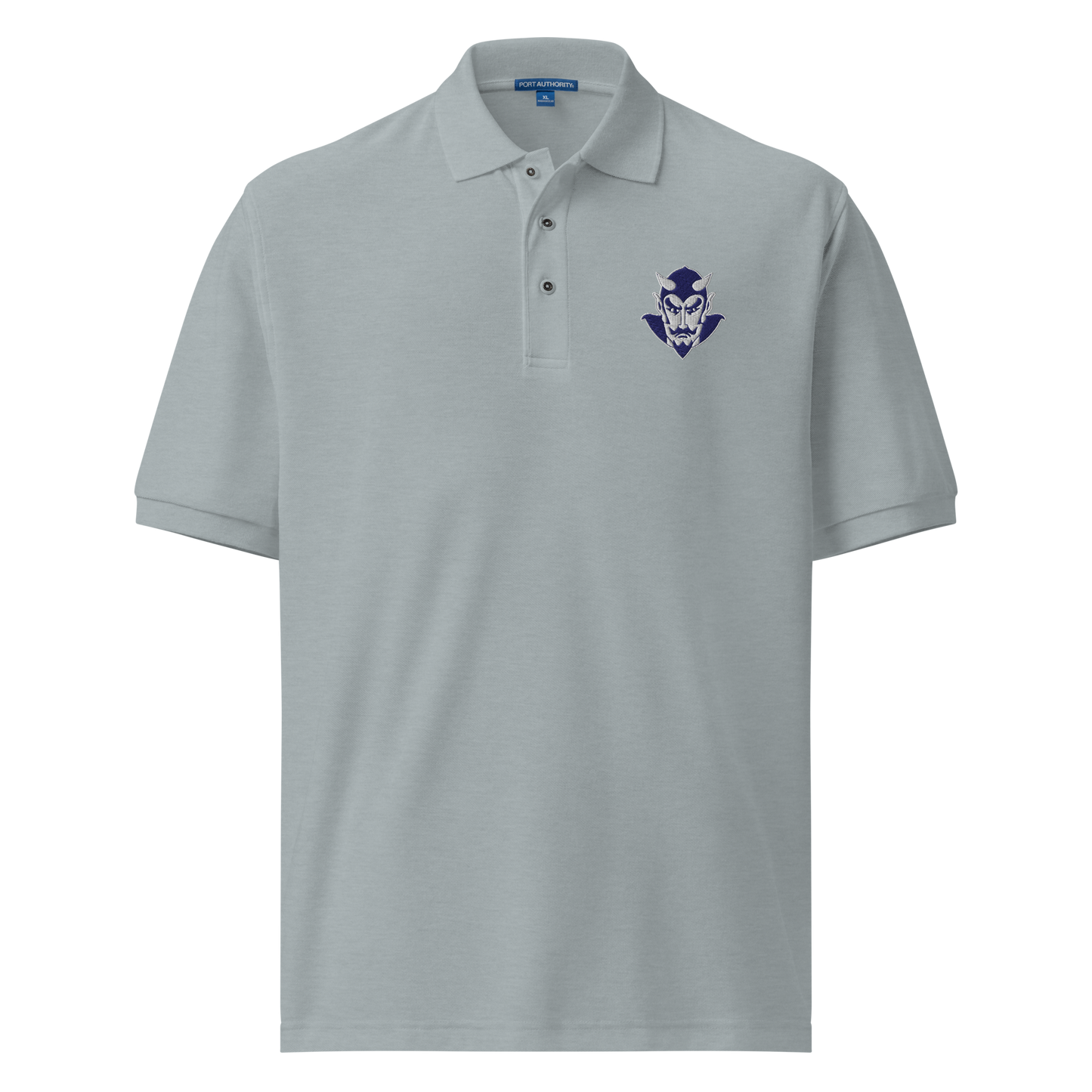 Men's Premium Polo - Blue Devil logo