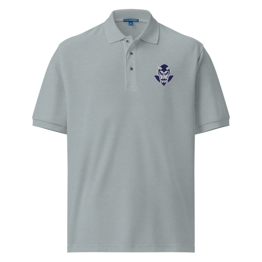 Men's Premium Polo - Blue Devil logo