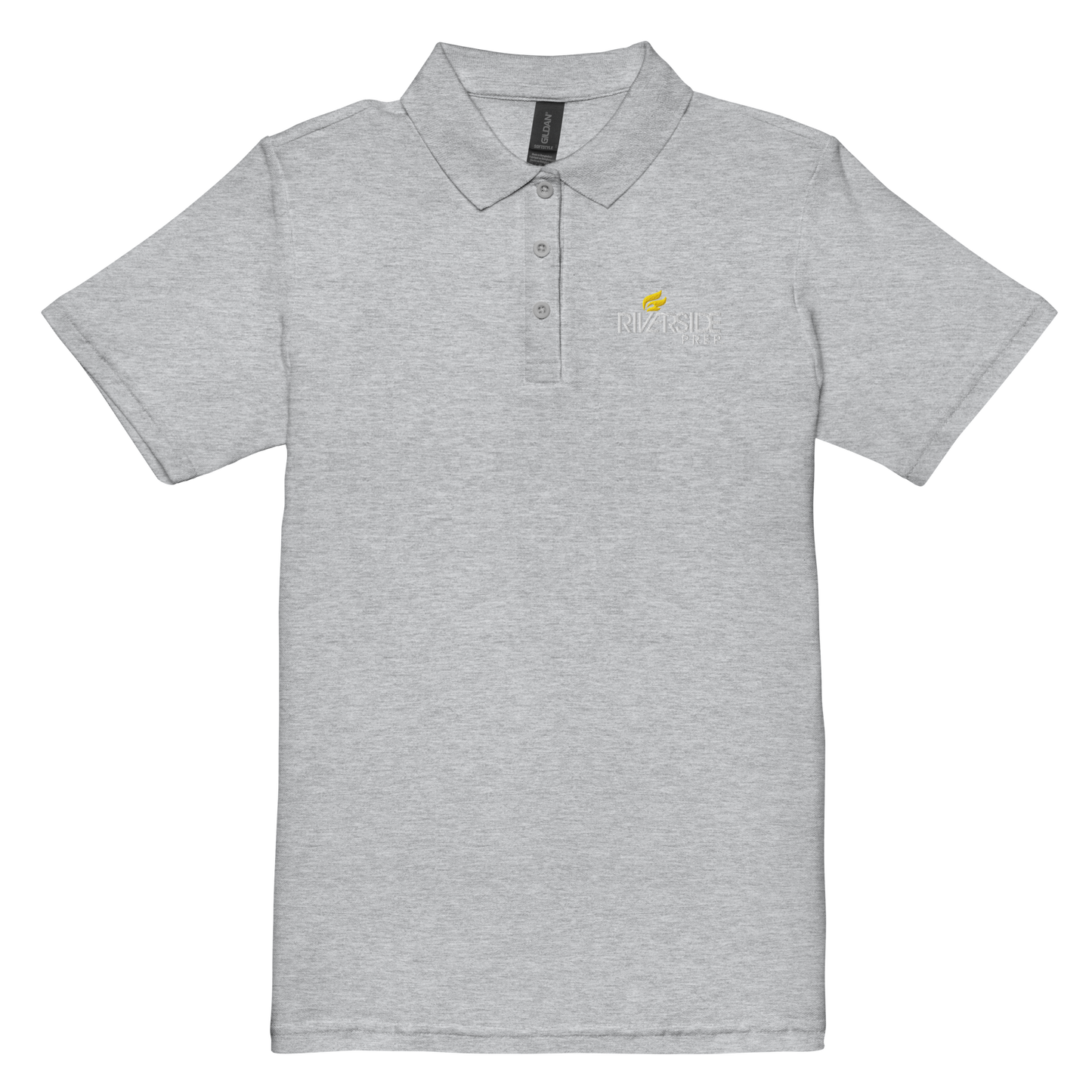 Women’s pique polo shirt - Riverside Prep logo