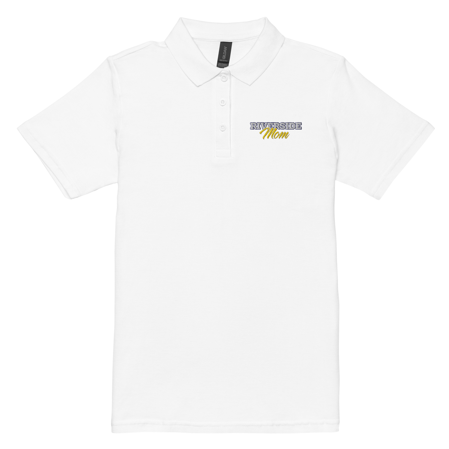 Women’s pique polo shirt - Riverside Mom